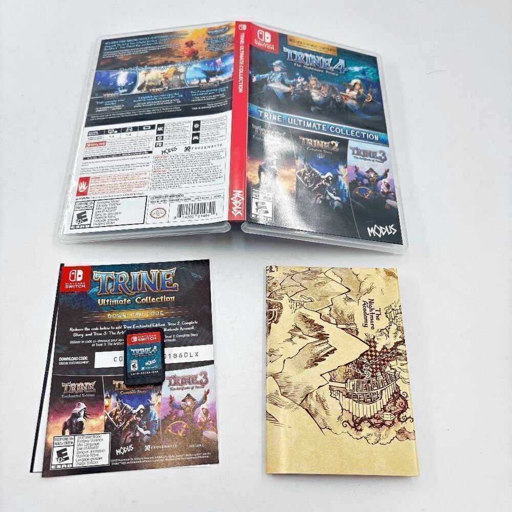Trine Ultimate Collection - Nintendo Switch New Open Box Good Code
